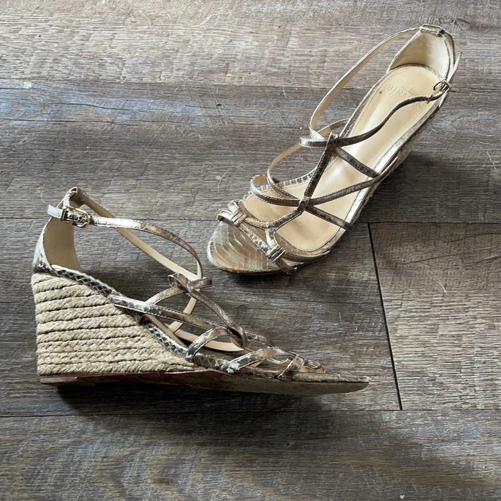 Alexandre Birman strappy espadrille wedges